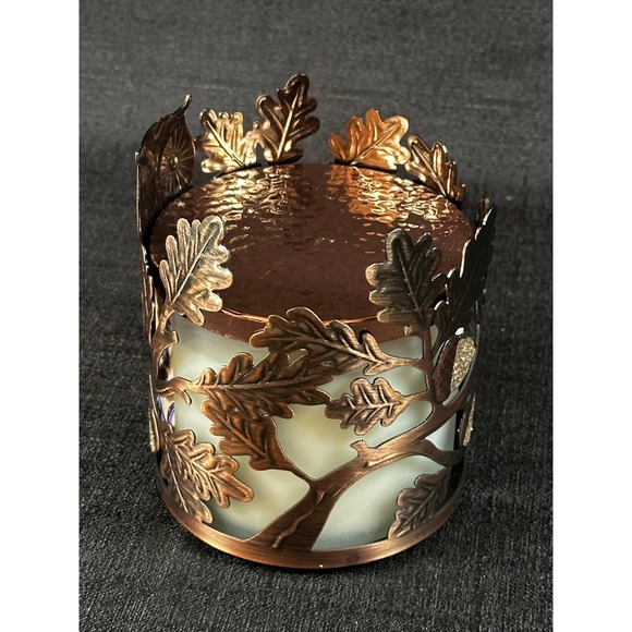 Bath & Body Works Owl on Branches + TWO 3-wick Candles Set Lavender Frozen Lake - Picture 6 of 10